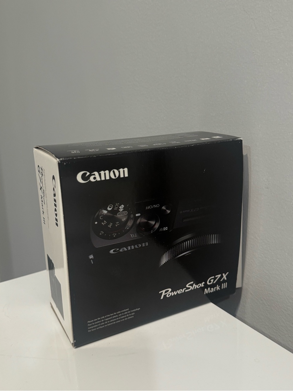 Canon G7X Mark III Box